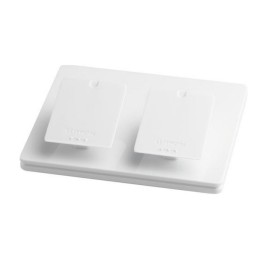 Lutron L-PED2-WH Pico Double Tabletop Pedestal in Gloss White for Pico Wireless