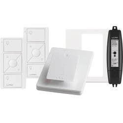 Lutron RRK-KIT-1D RA2 Select Wireless Control Dimmer Kit: 1x Dimmer, 2x Pico controls, 1x Pico Faceplate, 1 x Pico Pedestal