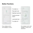Pico 3 Button Wireless Remote Control with Raise/Lower, Lutron PK2-3BRL-TAW-L01 in White Texture