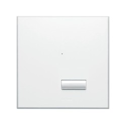 Lutron Rania RF Wireless Switch Frameless Faceplate in Arctic White RS-SA05-B-FAW-M