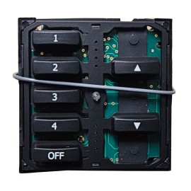 Rako RCM-070 7 Button Wireless Wall Control Panel, 7 Button RF Push Button Module (requires face plate)