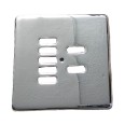 Rako 7 Button Screwless Cover Plate Mirror Stainless Steel and Fixing Kit RLF-070-MS (cover plate only)