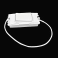 1 Gang Slim Grid Kinetic Dimmer Switch White Plastic for Culina Grid Plate CUL-42497