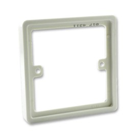 BG Nexus 817 1 Gang 10mm Square Spacer White Moulded for 1 Gang Wiring Devices