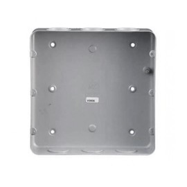 MK 898ALM 18 Gang Aluminium Grid Flush Mounting Back Box, 18 Module Steel Gridswitch Box 40mm depth