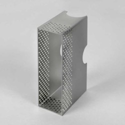 Metal Wall Box Bright Zinc Plated for the Borgo 55 LED Lights Installation in Solid Brick Walls, Astro 6013001