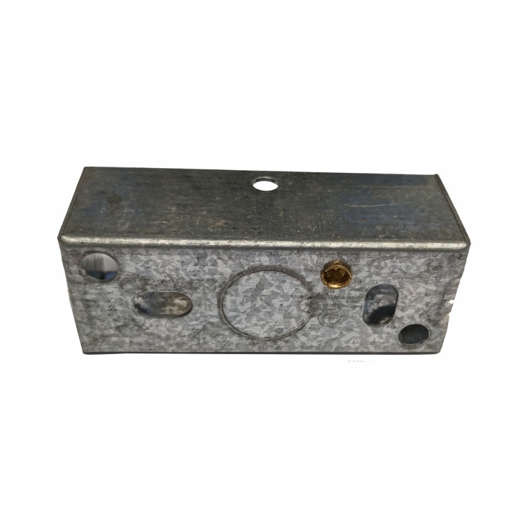 25mm Deep ARCHITRAVE BACK BOX MK 3921-1 Gang Metal Architrave Flush Box 