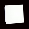Blank Faceplate in White 50mm x 50mm Euro Module, Quarter size Face Plate Blank Module