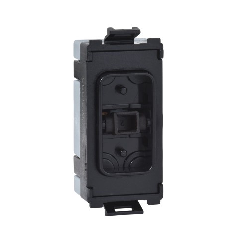1 Gang 2 Way 10A Grid Switch Module in Black (requires cover), Schneider Ultimate Grid GUG102MB