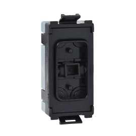 1 Gang 10A Intermediate Grid Switch Module Single Pole in Moulded Black (requires cover) Schneider GUG10IMB