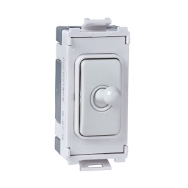 1 Gang Intermediate 16A Toggle Grid Switch in White Metal, Schneider Ultimate GUG10ITWPW Dolly