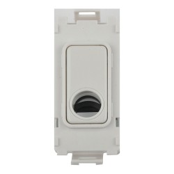 Grid Flex Outlet Module in White Metal with White Insert for 10mm cable Schneider GUG16COWPW