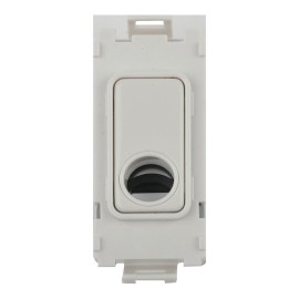 Grid Flex Outlet Module in White Metal with White Insert for 10mm cable Schneider GUG16COWPW