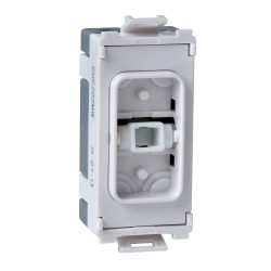 1 Gang 20AX 2 Way Grid Switch Component Module in White (Requires Cover) Schneider GUG202MW