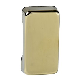 Polished Brass Rocker Switch Cover Only for Rocker Switches, Schneider Ultimate GUGRPB 