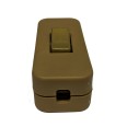 2A In-line ON/OFF Switch in Gold Finish ideal as a SP Table Lamp Inline Switch