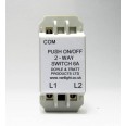 1 Gang 6A 2 Way ON / OFF Switch Module with No Dimming Function (replaces rotary dimmer modules)