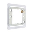 Nexus RFR12 1 + 2 Gang Grid Frame for Metal Clad, White Moulded, Nexus Metal, and Part M Front Plates (universal frame)