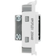 Nexus Grid Flex Outlet (up to 10mm) in Polished Chrome for Nexus Grid System, BG Nexus RPCFLEX Cable Entry with Cord Grip