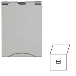 1 Gang Master Telephone Floor Socket in Polished Chrome Elite Flat Plate with White or Black Plastic Trim