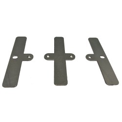 2 Plates to accept 2 x 1 Gang Accessory for a 4 Compartment Floor Box (M3.5 x 60.3mm)