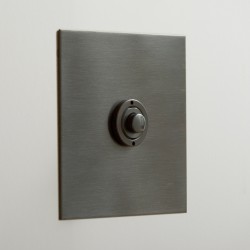 1 Gang Momentary Switch Antique Bronze Plate and Button, Single Button Dimmer Controller