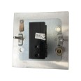 1 Gang Momentary Switch Invisible Plate with Nickel Button, Single Button Dimmer Controller