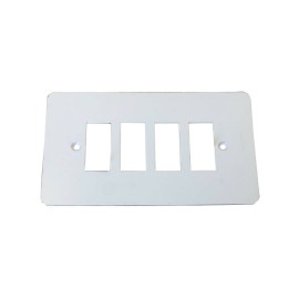 4 Gang Combination Plate in Painted Flat Plate from Forbes and Lomax