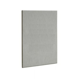 1 Gang Single Blank Plate in Stainless Steel Flat Plate from Forbes and Lomax