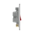 Screwless 1 Gang 45A Red Rocker Cooker Switch with Power Indicator Flat Plate (single) BG Nexus FBS74-01