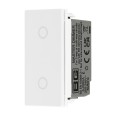 Master Trailing Edge Touch LED Dimmer Switch 5-100W Euro Module in White 25x50mm, BG Electrical EMTDMW