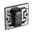 BG PCDMB81B Evolve 1 Gang 2-way 5-200W Trailing Edge LED Dimmer (100W LED) Switch in Matt Black Plate