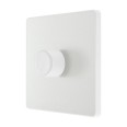 BG PCDCL81W Evolve 1 Gang 2-way 5-200W Trailing Edge LED Dimmer (100W LED) Switch in Pearlescent White Plate
