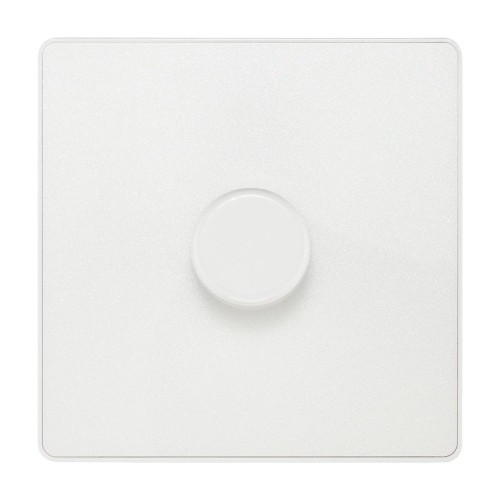 BG PCDCL81W Evolve 1 Gang 2-way 5-200W Trailing Edge LED Dimmer (100W LED) Switch in Pearlescent White Plate