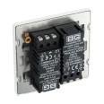 BG PCDCL82W Evolve 2 Gang 2-way 5-200W Trailing Edge LED Dimmer (100W LED) Switch in Pearlescent White Plate