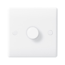 1 Gang 2 Way Push Dimmer 1000W Square Plate (export only) BG Nexus 885P
