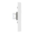 1 Gang RJ45 CAT6 Data Socket Outlet with IDC Window in White Moulded Square Edge BG Nexus 9RJ45/1