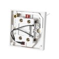 MK 3164WHI 1 Way 50A DP Square Flush Ceiling Switch White Plastic with OFF Indicator, MK Logic Plus Pull Cord Switch