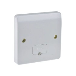 MK K337WHI Unswitched Spur with Flexible Outlet White, MK Logic Fused Connection Unit