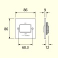 MK K4857WHI Triple Pole Fan Isolator Switch 10A in White Plastic with Switch Lock, Key, and Padlock White, MK Logic Plus
