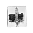 MK K5011WHI 45A Cooker Switch with 1 Gang 13A Switched Socket with Neon Indicators White Metal Flush 178mm x 165mm