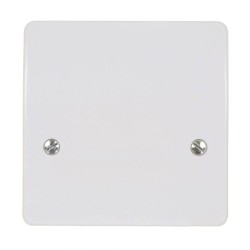 MK K5045WHI 1 Gang 45A Cooker Connection Unit Moulded White (cable entry at lower edge), MK Logic Plus