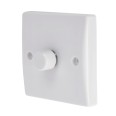 1 Gang 2 Way LED and Mains Dimmer Switch in White Moulded 100W/VA Schneider GU6012LM Slimline Ultimate