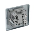Metal Clad 13A Unswitched Fused Spur with Optional Flex Outlet complete with Surface Mounting Box BG Electrical MC552F