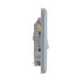 1 Gang 20A Double Pole Switch Metal Clad with Indicator and Optional Flex Outlet with Surface Mounting Box BG Electrical MC531