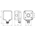 Weatherproof 1 Gang 13A Unswitched Socket IP66 Rated with Plug in Use
