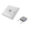 Push Button 2-Wire Time Lag Switch with Illuminated Button 1-10min White Danlers TLSW 10 ILM