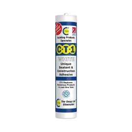 CT1 Sealant and Construction Adhesive in White (290ml Cartridge)