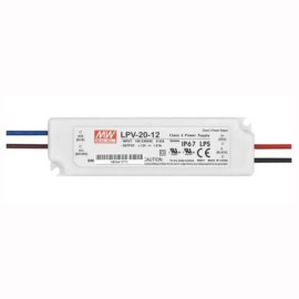 IP67 20W 12V Constant Voltage Non-Dimmable LED Driver, 90-264V AC, 47-63Hz, Astro Lighting 6008008