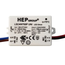 700mA 1.9-3.1W Constant Current LED Driver Non-Dimmable for Wiring LED in Series, Astro 6008089
